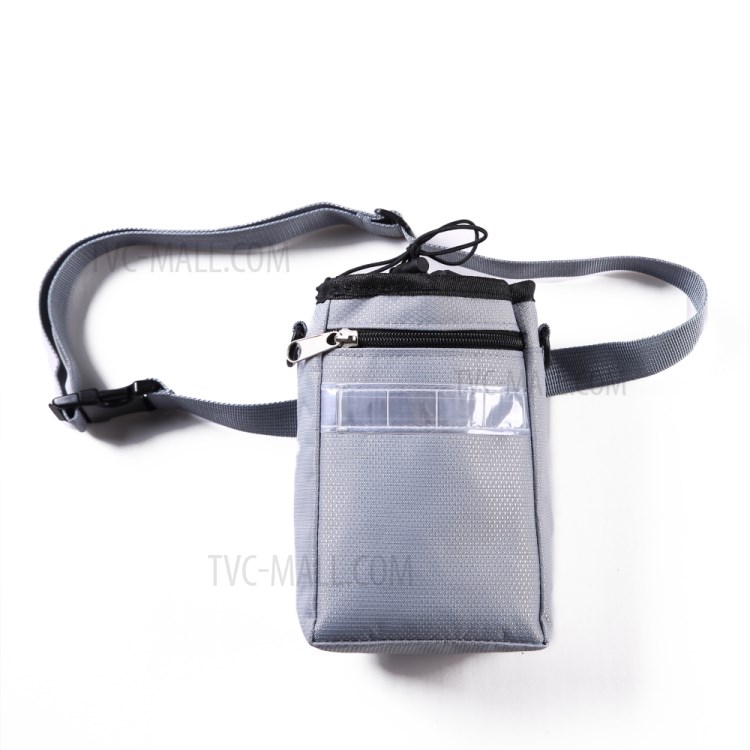 Cão Bolsa Deleite Mãos Pet Saco Da Cintura Treinamento Gratuito Cordão Carrega Brinquedos De Estimação Bolsa De Saco De Cocô De Alimentos - Cinzento-1