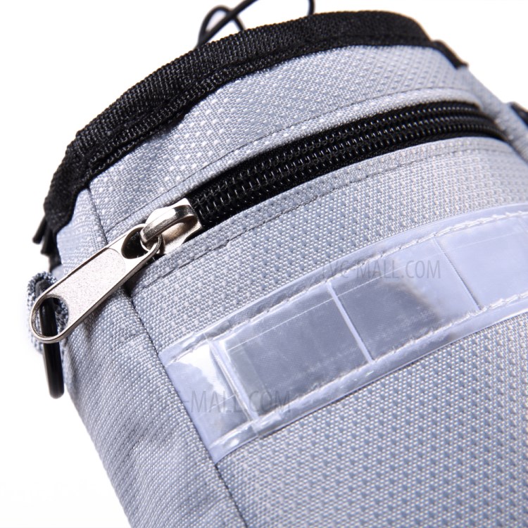 Cão Bolsa Deleite Mãos Pet Saco Da Cintura Treinamento Gratuito Cordão Carrega Brinquedos De Estimação Bolsa De Saco De Cocô De Alimentos - Cinzento-10