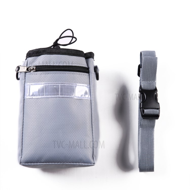 Cão Bolsa Deleite Mãos Pet Saco Da Cintura Treinamento Gratuito Cordão Carrega Brinquedos De Estimação Bolsa De Saco De Cocô De Alimentos - Cinzento-4