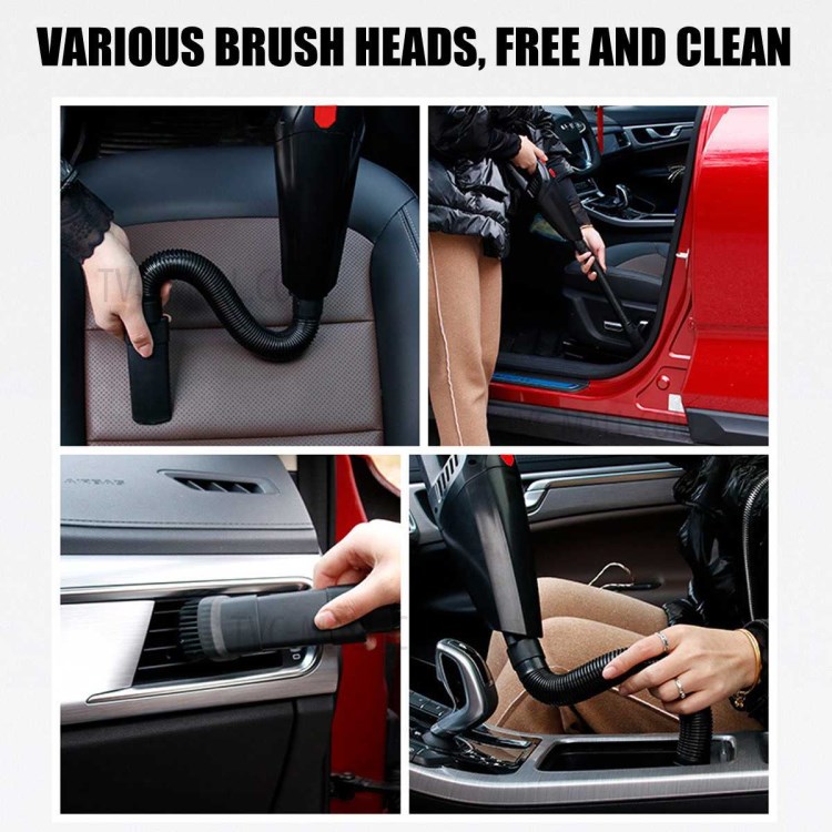 SUITU ST-6057B High Power Car Home Handheld Vacuum Cleaner Wireless Rechargeable Wet/Dry Dual-use Vehicle Cleaning Tool-6