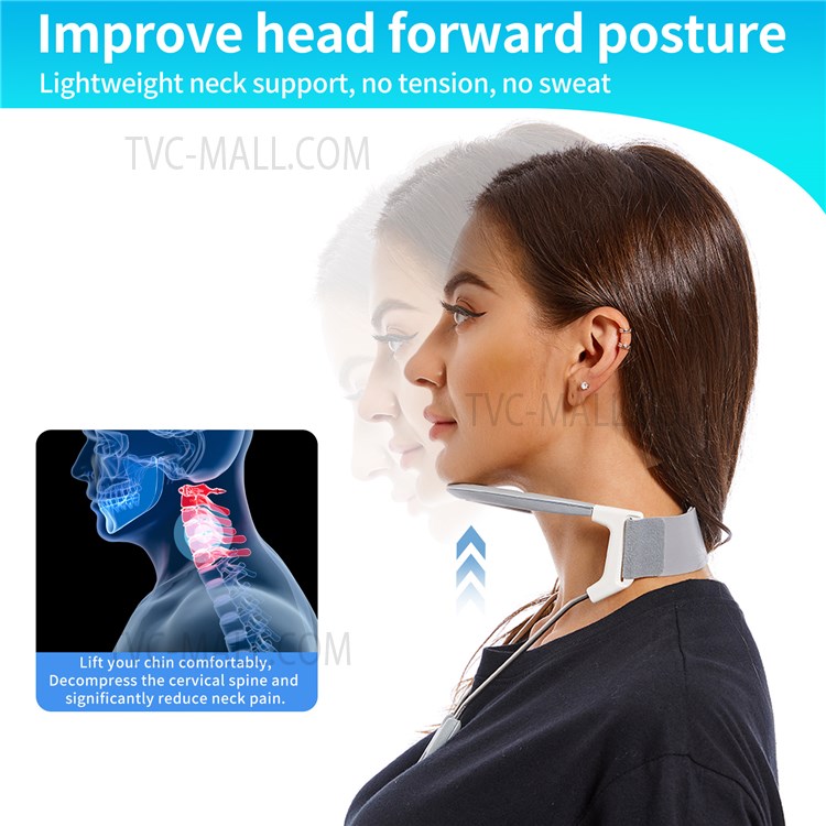 KEPTFIT A08 Neck Brace for Cervical Pain Relief Posture Corrector Neck Traction Device, Size M-2