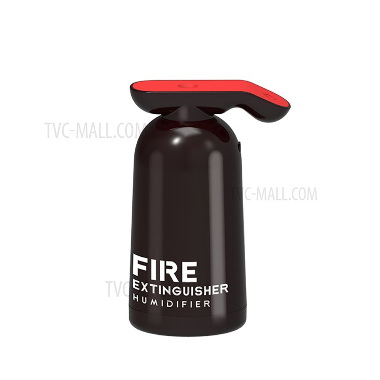 180ML Creative Fire Extinguisher Humidifier USB Mist Maker Air Purifier Aroma Diffuser for Home Car - Black-1