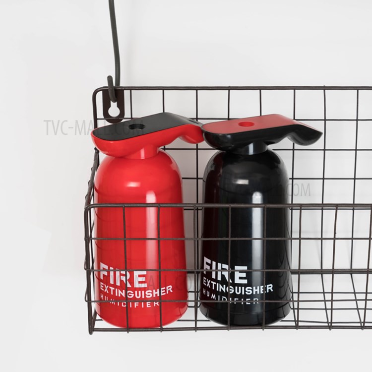 180ML Creative Fire Extinguisher Humidifier USB Mist Maker Air Purifier Aroma Diffuser for Home Car - Black-3