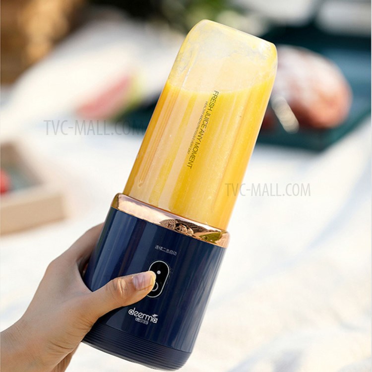 XIAOMI YOUPIN DEERMA NU06 400ML Portable Blender Electric Juicer Automatic Multipurpose Mini Juice Cup Cut Mixer-10