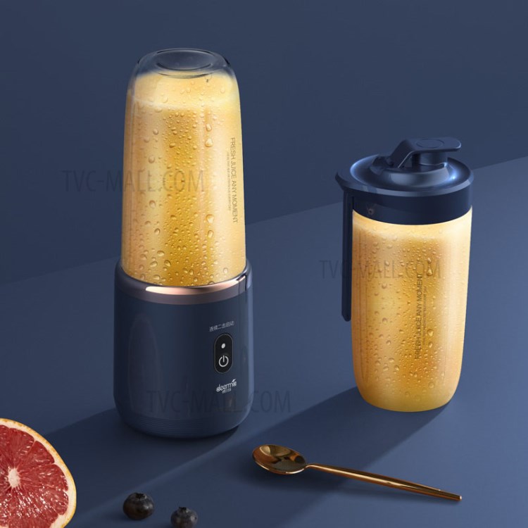 XIAOMI YOUPIN DEERMA NU06 400ML Portable Blender Electric Juicer Automatic Multipurpose Mini Juice Cup Cut Mixer-11