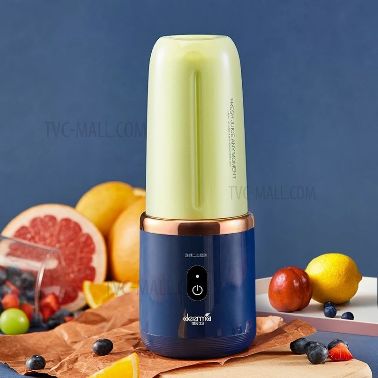 XIAOMI YOUPIN DEERMA NU06 400ML Portable Blender Electric Juicer Automatic Multipurpose Mini Juice Cup Cut Mixer-12