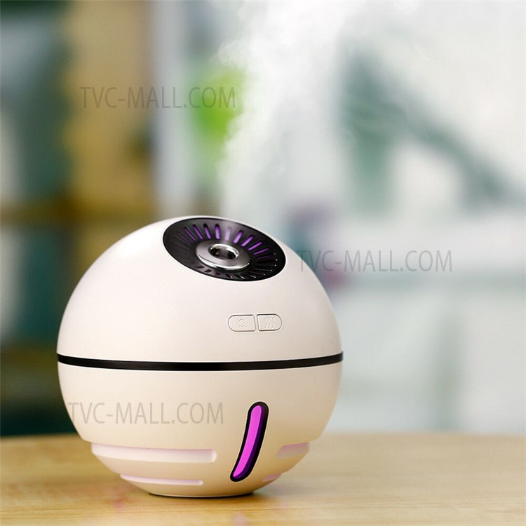 300ml Space Ball Humidifier Portable Atomizer Suitable for Home Car Bedroom Office and Travel - White-3