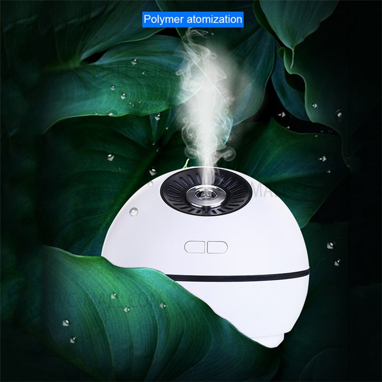 300ml Space Ball Humidifier Portable Atomizer Suitable for Home Car Bedroom Office and Travel - White-7