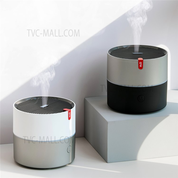 WX107 230ml Aroma Diffuser Air Humidifier Ultrasonic Fragrance Diffuser Essential Oil Humidifier Mist Maker Fogger with Light for Home Car - Silver-5