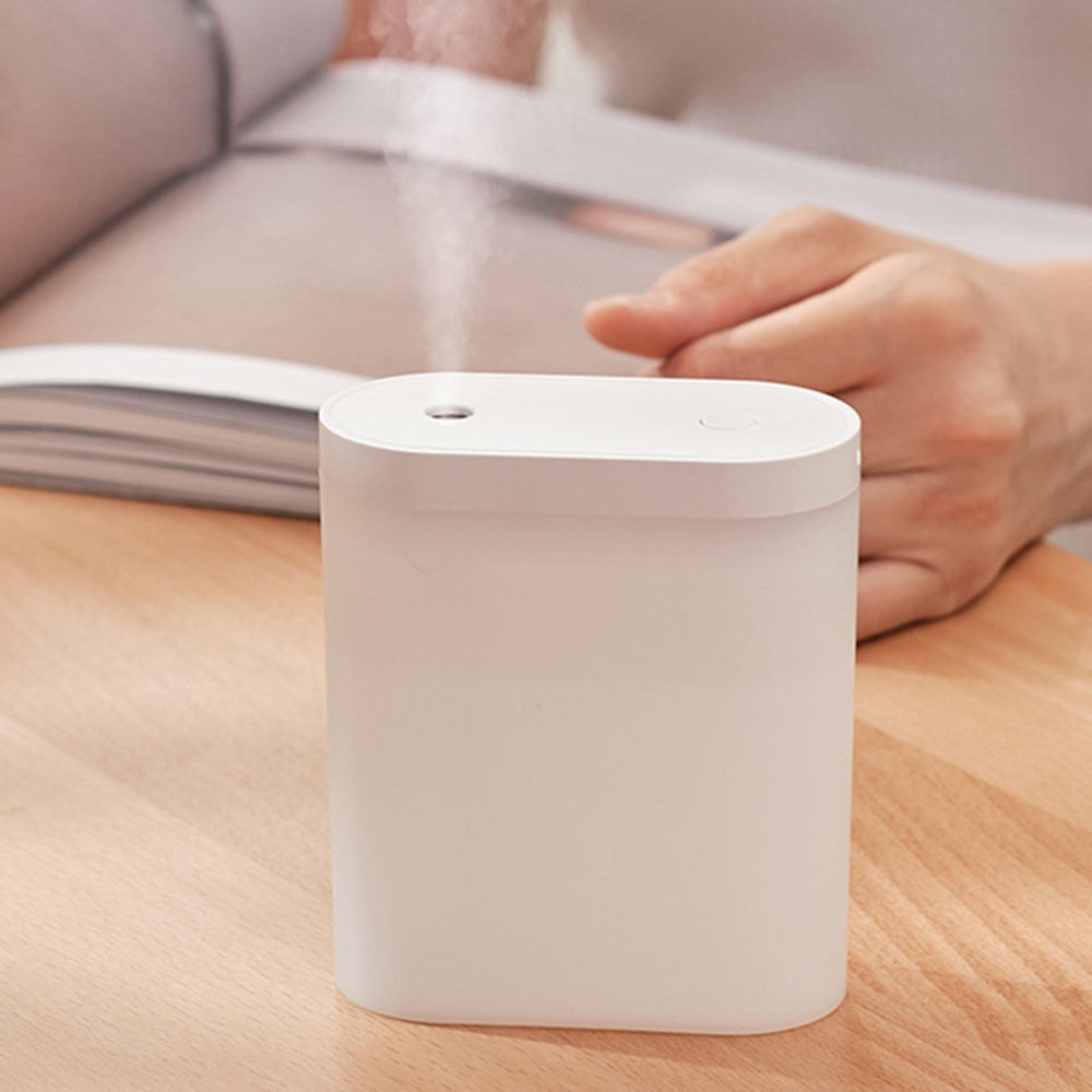 DQ127 280ml Simple Mini Humidifier Desktop Household Personal Humidifier Nano Mist Maker USB Charging Air Purifier with Night Light - White-2