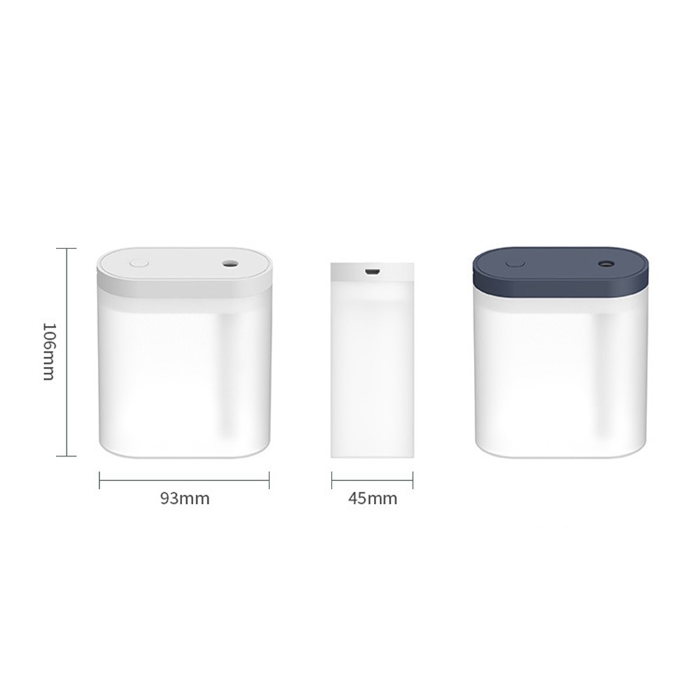 DQ127 280ml Simple Mini Humidifier Desktop Household Personal Humidifier Nano Mist Maker USB Charging Air Purifier with Night Light - White-6