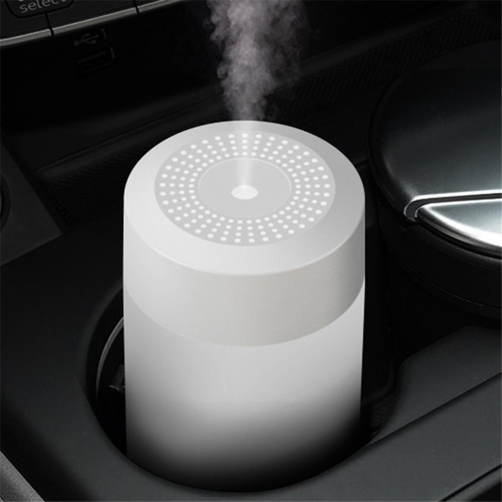 DQ126 300ml Simple Style Humidifier Car Home Air Purifier Lightweight Mist Maker Portable Sprayer Support USB Charging - White-4