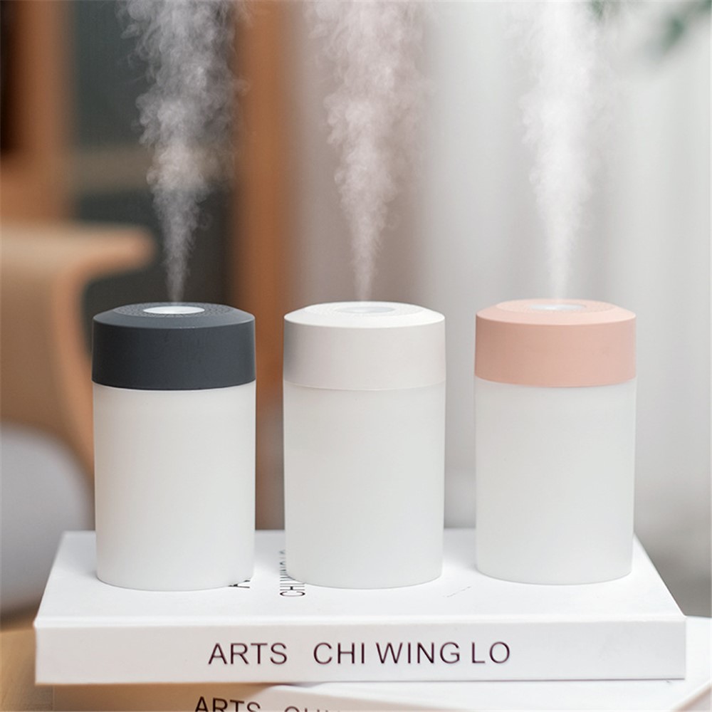 DQ126 300ml Simple Style Humidifier Car Home Air Purifier Lightweight Mist Maker Portable Sprayer Support USB Charging - White-6