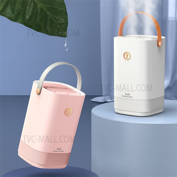 K10 3300ml Portable USB Humidifier Dual Mist Outlet Mute Home Aroma Mist Diffuser with Night Light - White-3
