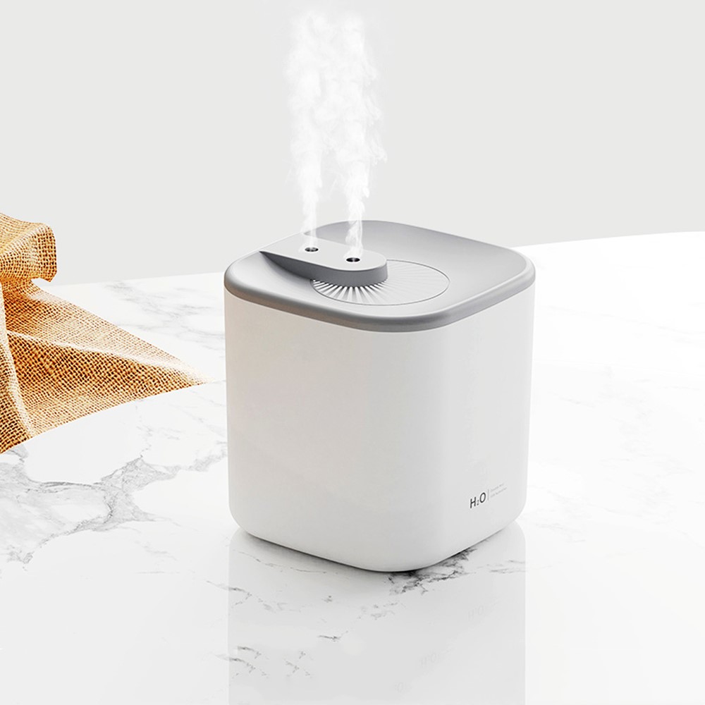 DQ-118 3000ml Grande Capacidade Air Humidifier Óleo Essencial Aroma Difusor Portátil Mist Fabricante De Nevoeiro Silencioso Com Luz Colorida Para Escritório Em Casa - Branco-2