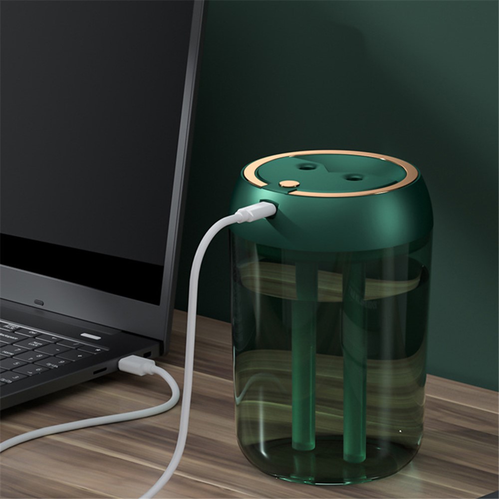 BK-J88 USB Humidifier Mute Home Office Dual Mist Outlet Skin Moisturizing Fine Mist Diffuser-6