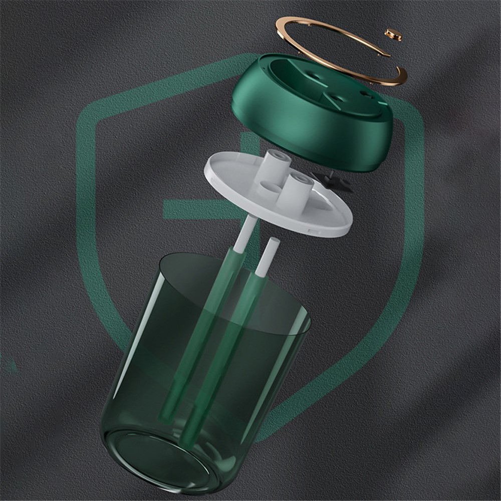BK-J88 USB Humidifier Mute Home Office Dual Mist Outlet Skin Moisturizing Fine Mist Diffuser-7