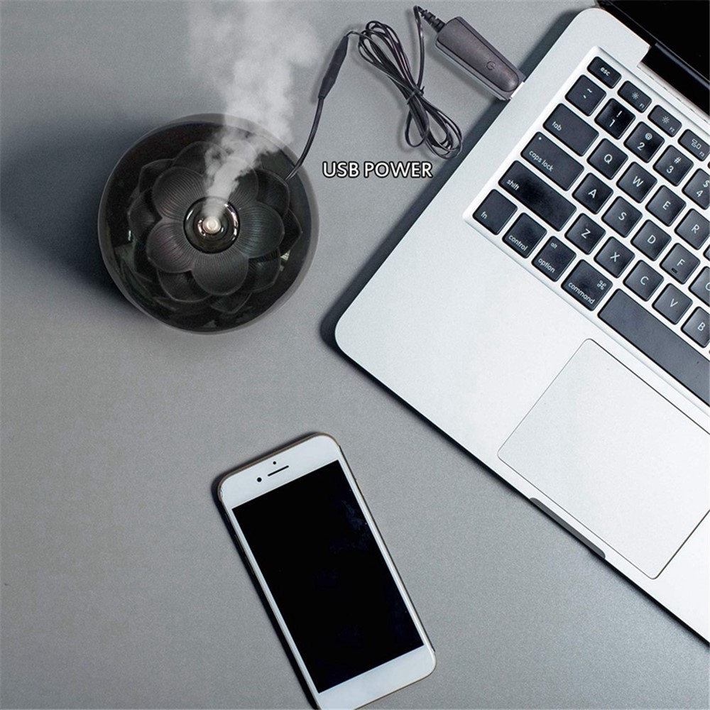 200ml Ceramic Air Humidifier Essential Oil Aroma Diffuser USB Personal Humidifiers Bedroom Home Office Mini Desktop Vaporizers for Baby Kids-6