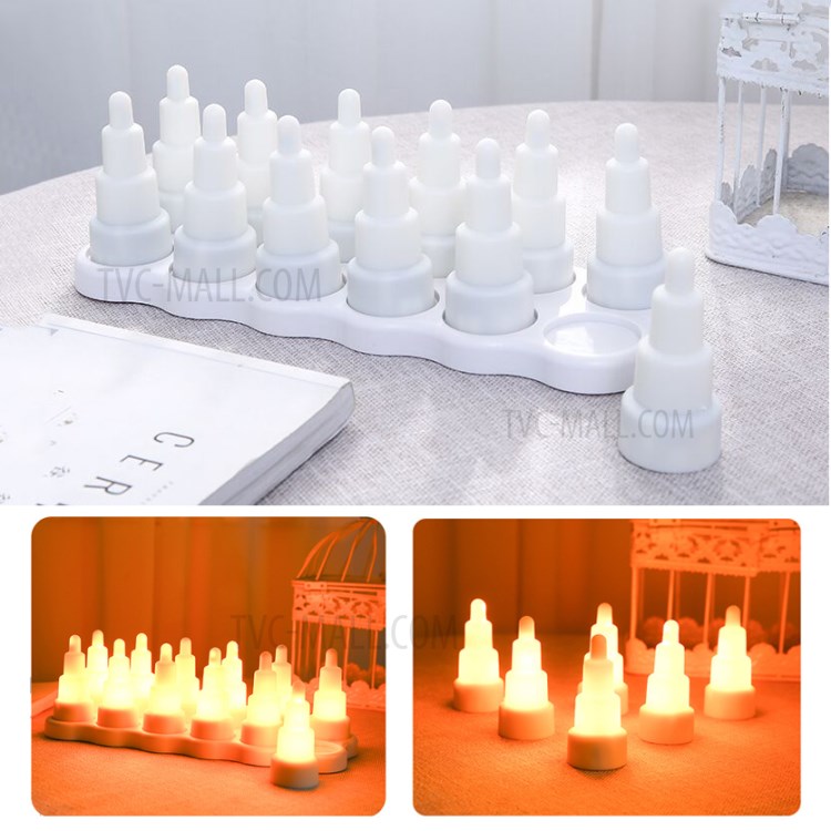 Wholesale Wireless Rechargeable LED Electronic Candle Lamp Flickering
