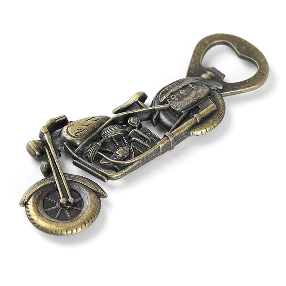 Motorcycle Shape Bronze Beer Bottle Opener Zinc Alloy Die-cast Beer Can Opener Retro Crafts-1