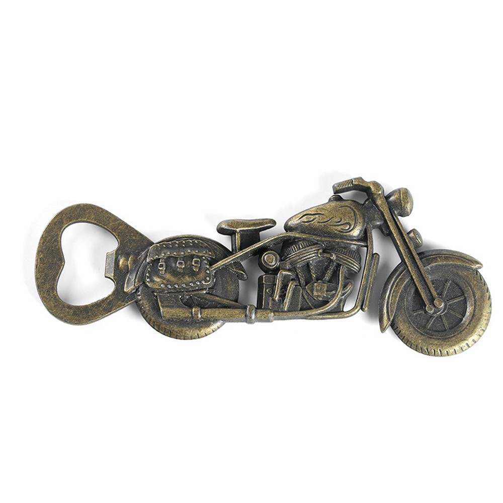 Motorcycle Shape Bronze Beer Bottle Opener Zinc Alloy Die-cast Beer Can Opener Retro Crafts-2