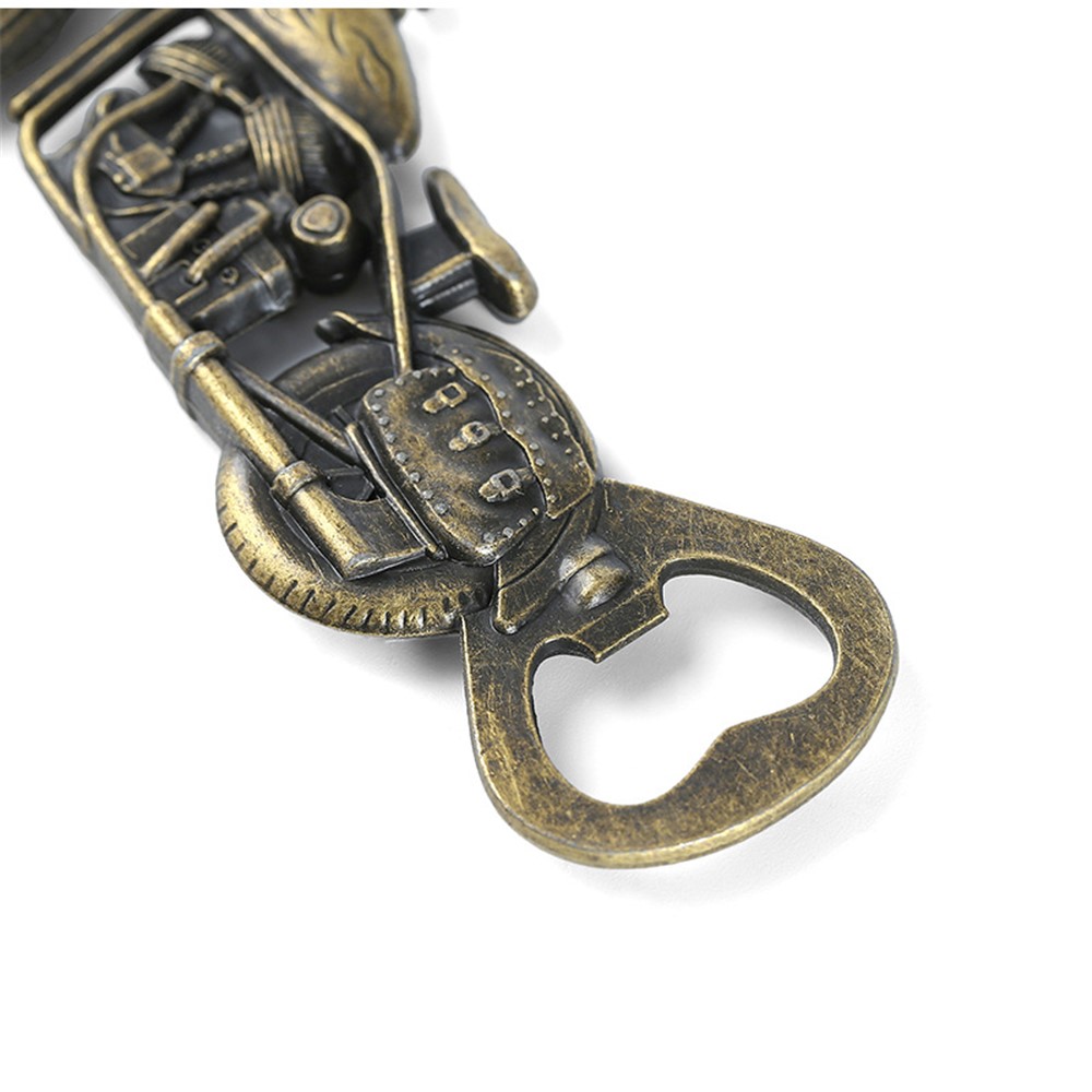Motorcycle Shape Bronze Beer Bottle Opener Zinc Alloy Die-cast Beer Can Opener Retro Crafts-5