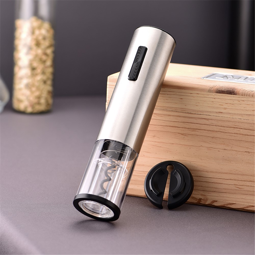 KLT KP3-362003 Kitchen Rechargeable Electric Red Wine Bottle Opener with Foil Cutter Tool-5