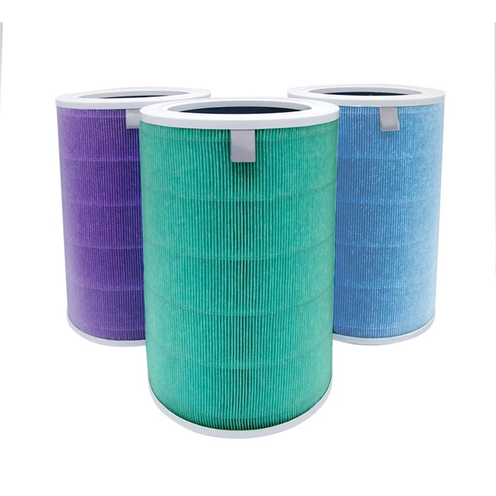 PM2.5 Air Purifier Three-layer Activated Carbon Filter for Xiaomi Air Purifier 1/2/3/Pro - Green-2