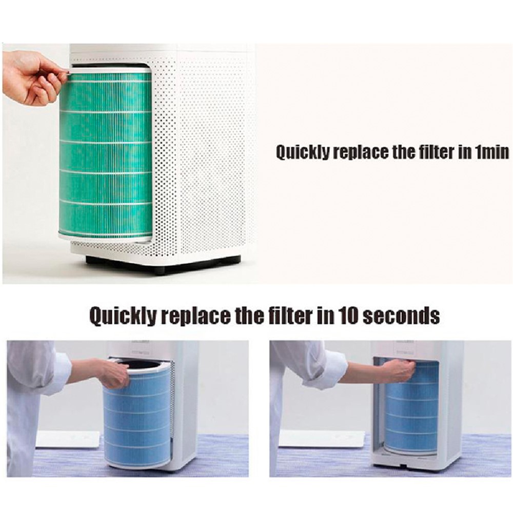 PM2.5 Air Purifier Activated Carbon Filter for Xiaomi Air Purifier 1/2/3/Pro - Blue-2