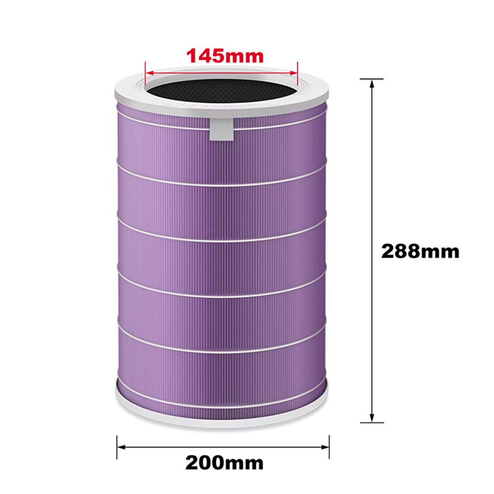 Replacement PM2.5 Air Purifier Activated Carbon Filter for Xiaomi Air Purifier 1/2/3/Pro - Purple-7