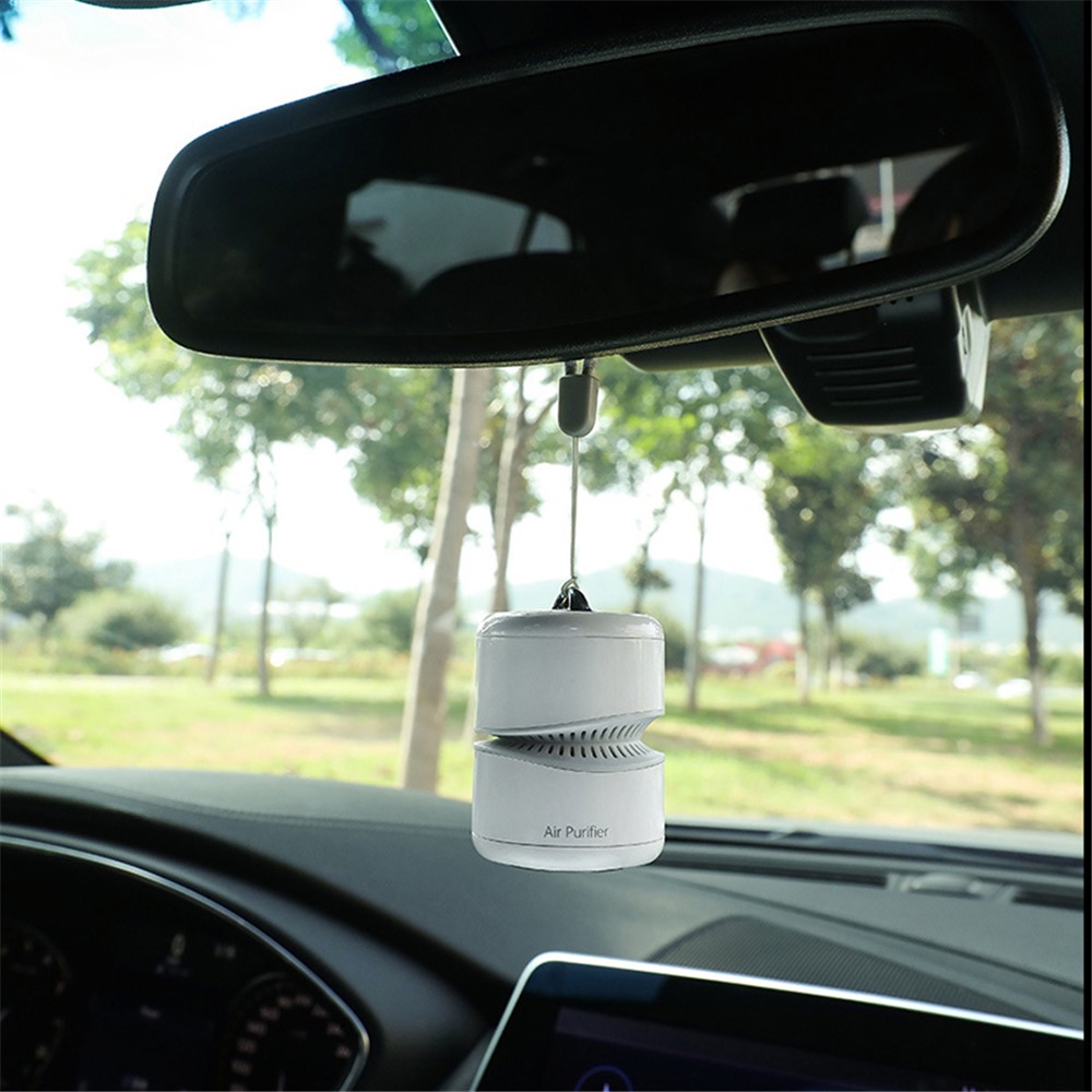 RH48 Mini Air Purifier Aroma Diffuser Negative Ion Silent Purifier Multifunctional Air Sterilizer for Home Car Office-4