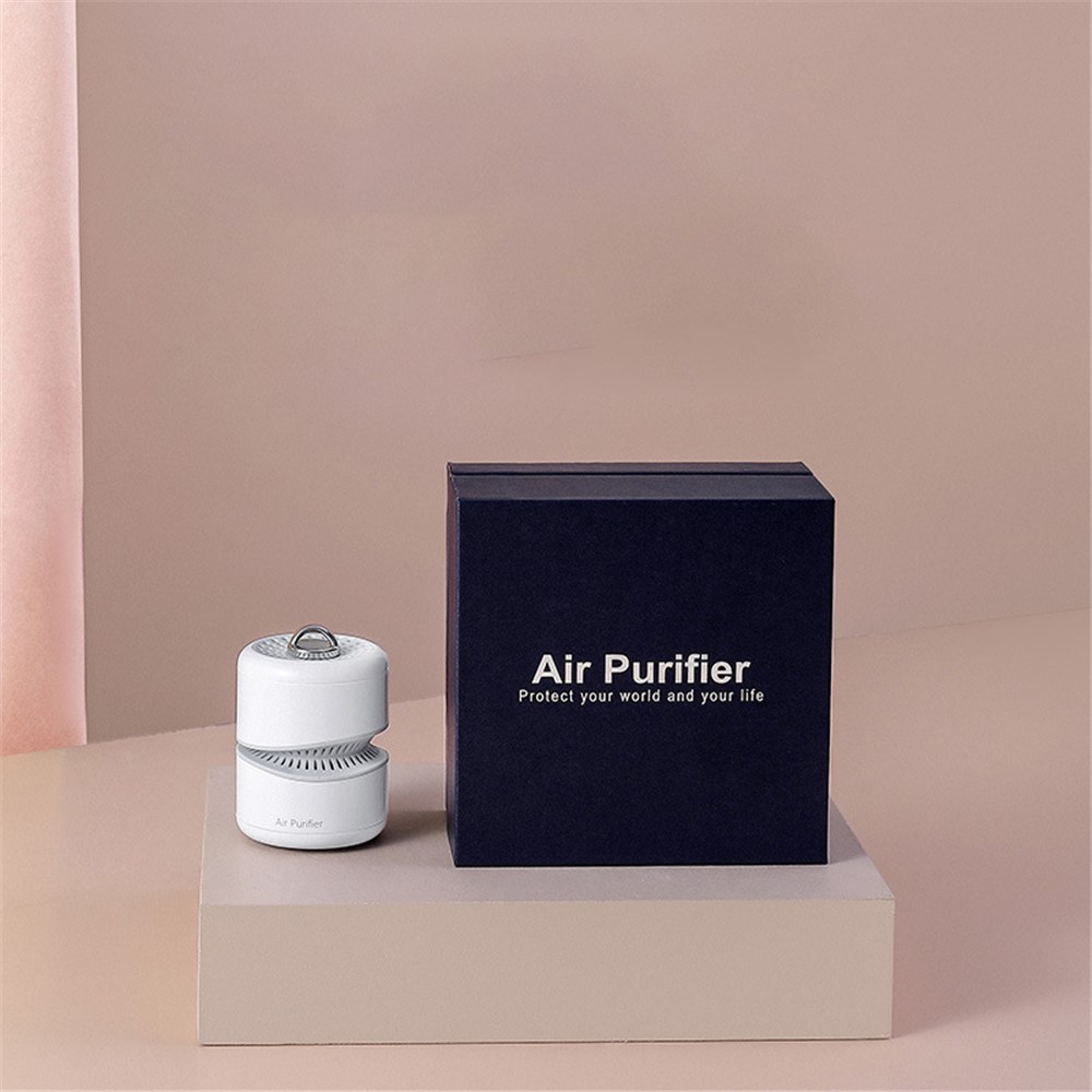 RH48 Mini Air Purifier Aroma Diffuser Negative Ion Silent Purifier Multifunctional Air Sterilizer for Home Car Office-6