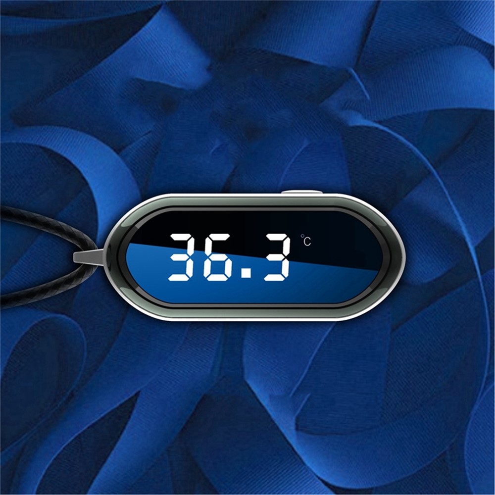 Personal Air Purifier Necklace Portable Air Fresher Device Wearable Ionizer Negative Ion Generator Remove PM2.5 - Black-7
