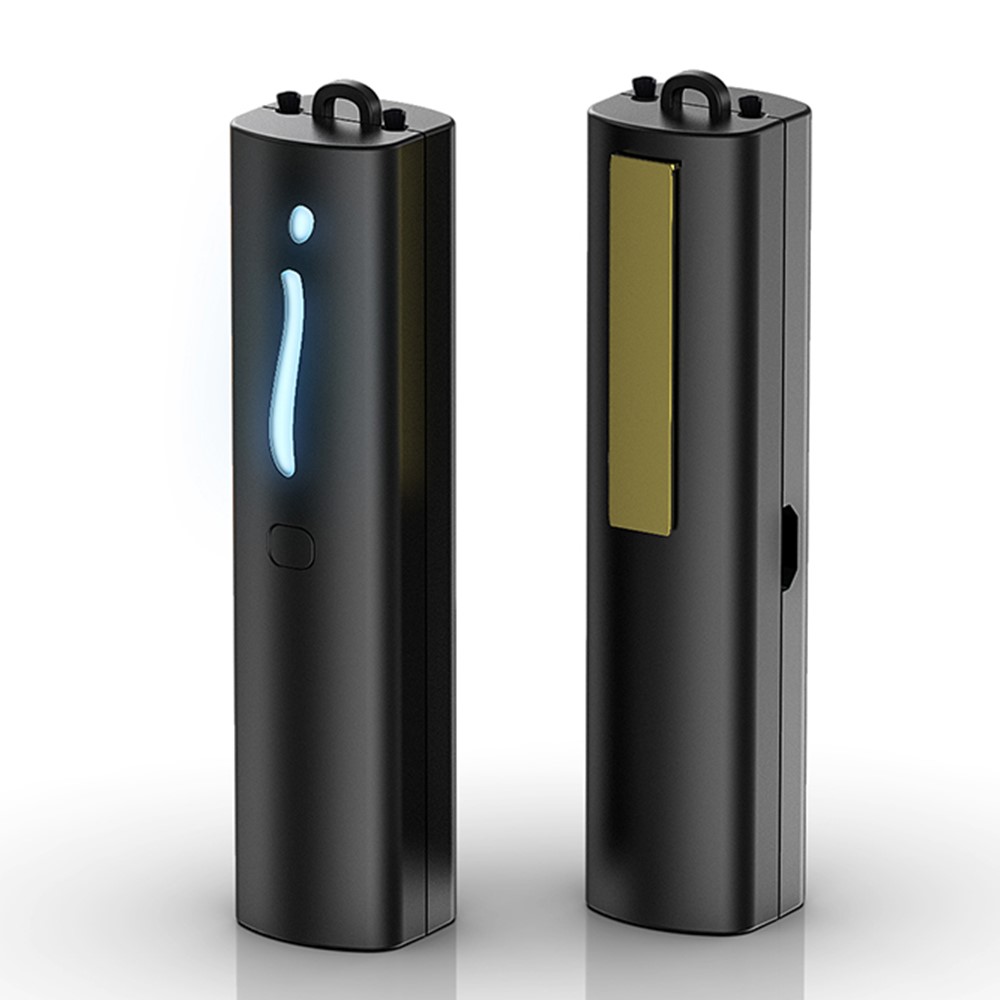 Mini Portable Air Purifier Wearable Necklace USB Air Cleaner Negative Ion Generator Personal Air Freshener for Adults - Black-8