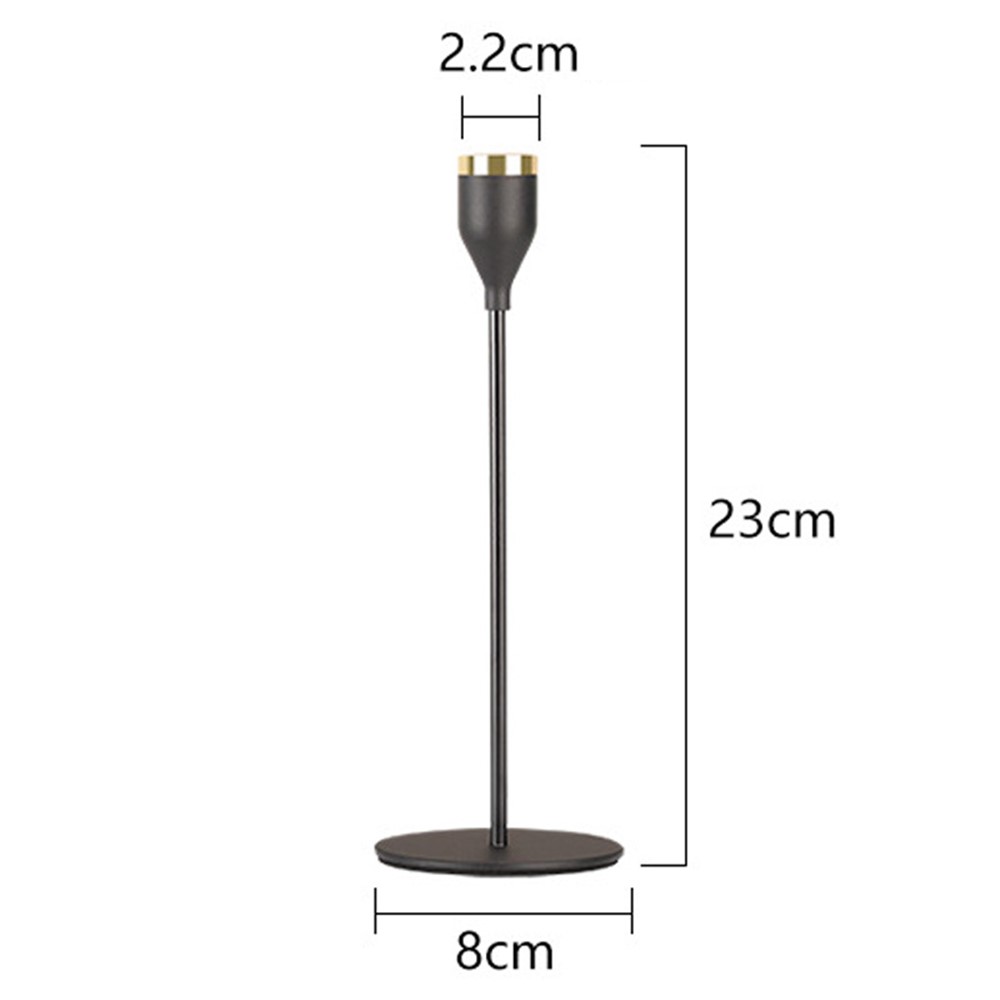23cmx8cm Candlestick Holders Stylish European Style Wedding Decoration Skinny Candle Holders Holiday Dinner Party Home Decor-4