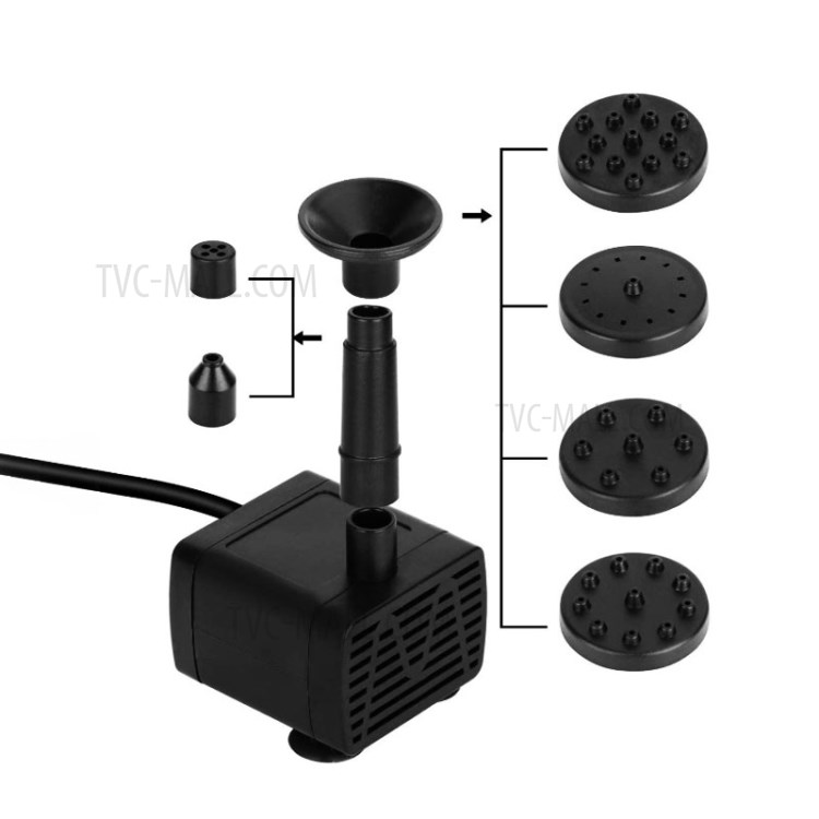 5W 380L/H Solar Powered Submersible Water Pump Kit for Garden Pool Pond Fountain-3