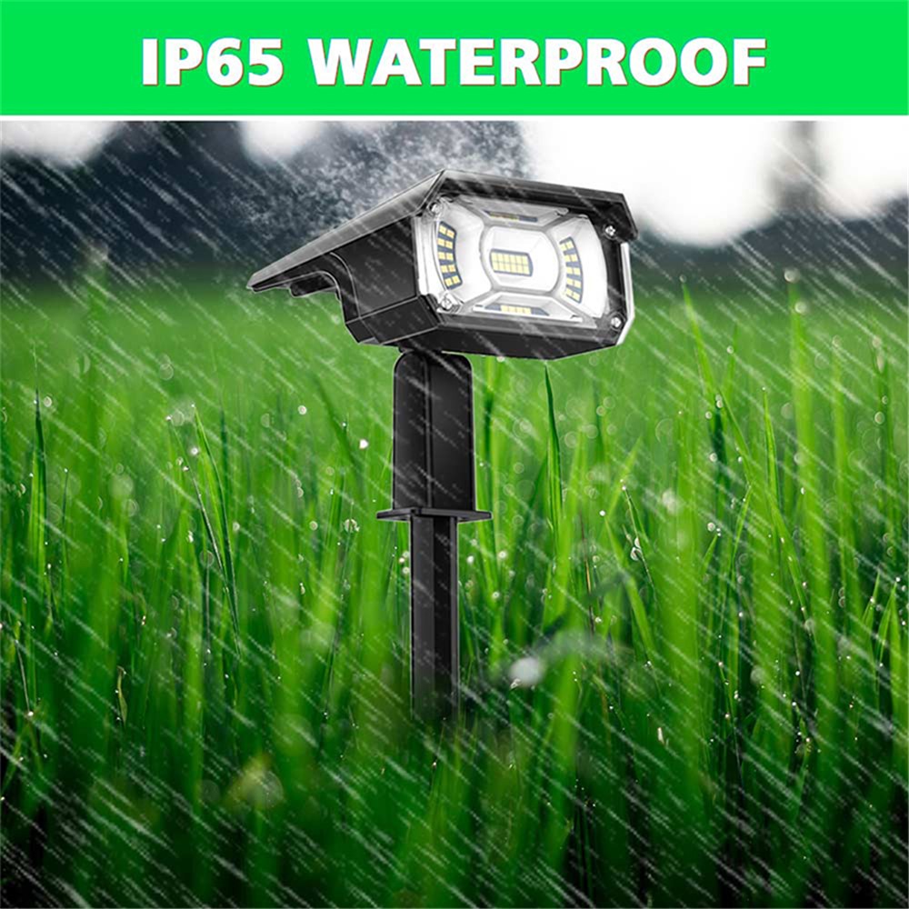 YOUOKLIGHT 2Pcs Outdoor IP65 Waterproof 40-LED 3 Modes Solar Landscape Spotlights for Garden Pathway Yard Driveway Porch-4