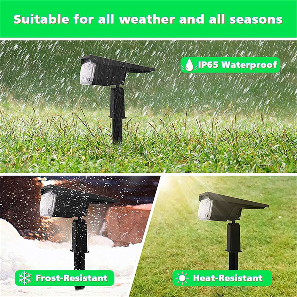 YOUOKLIGHT 2Pcs Outdoor IP65 Waterproof 40-LED 3 Modes Solar Landscape Spotlights for Garden Pathway Yard Driveway Porch-7