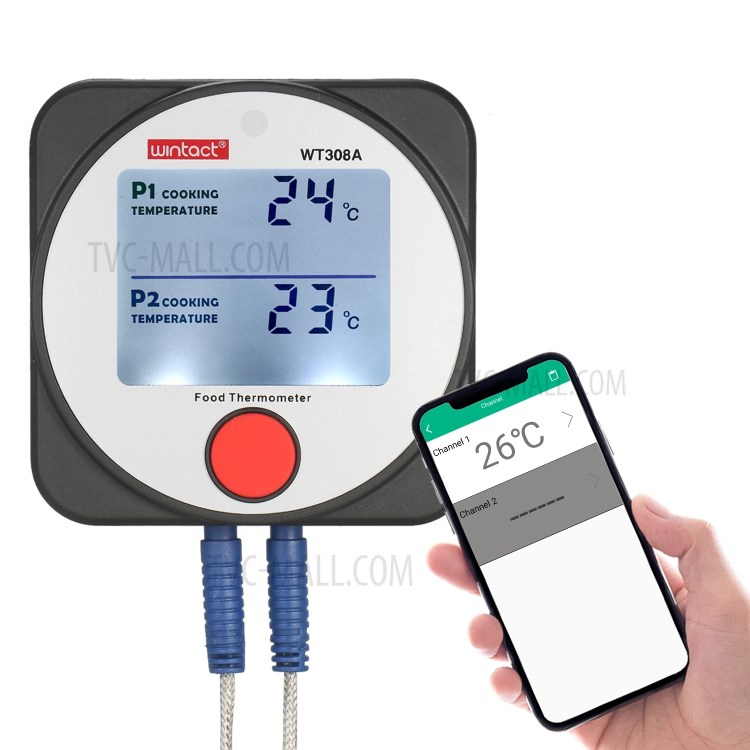 WINTACT WT308A Food Meat Thermometer Large LCD Screen Kitchen BBQ Thermometer (BPA Free, No FDA Certification)-6