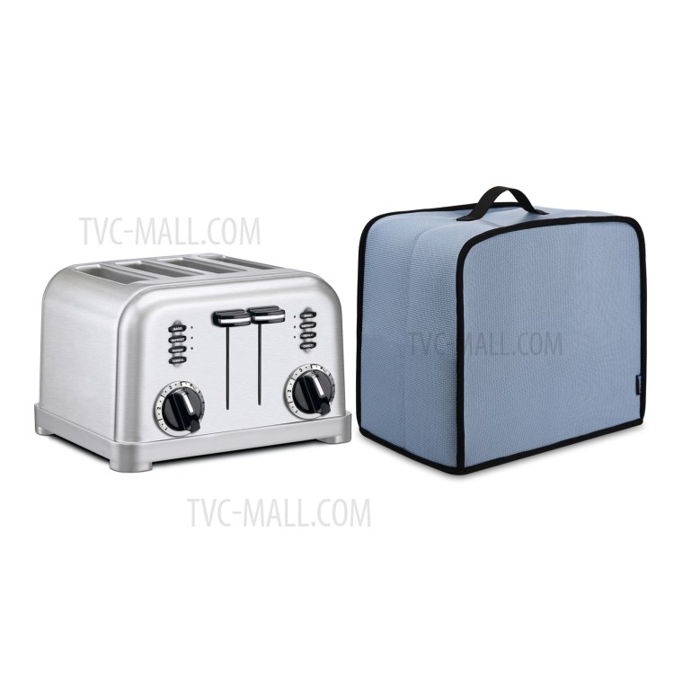 Toaster Oven Dust Cover Kitchen Appliance Case with Handle - Blue-4