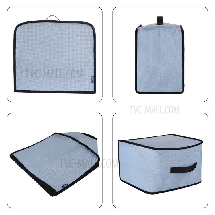 Toaster Oven Dust Cover Kitchen Appliance Case with Handle - Blue-5