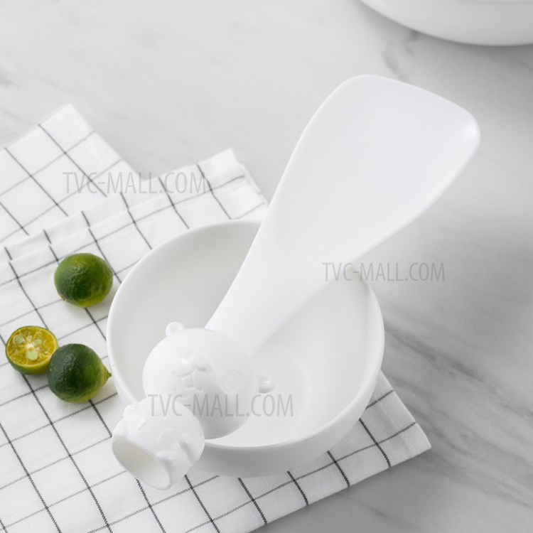 XIAOMI YOUPIN JORDAN & JUDY HO194 BPA Free Cute Bear Rice Spoon Food Grade PP Kitchen Utensil (with FDA Certification) - Brown-8