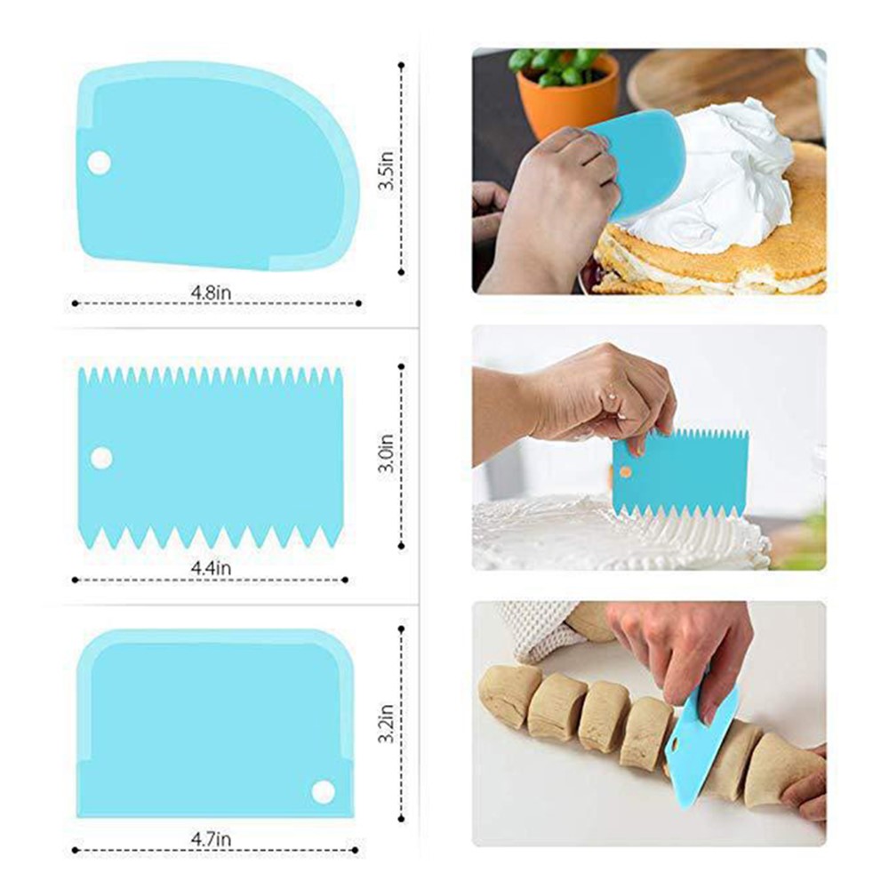 FM002 102Pcs/Set Kitchen Baking Pastry Nozzle Tips Bag Frosting Tool Dessert Cake Decorating Tools Kit (BPA Free, no FDA Certificate)-5