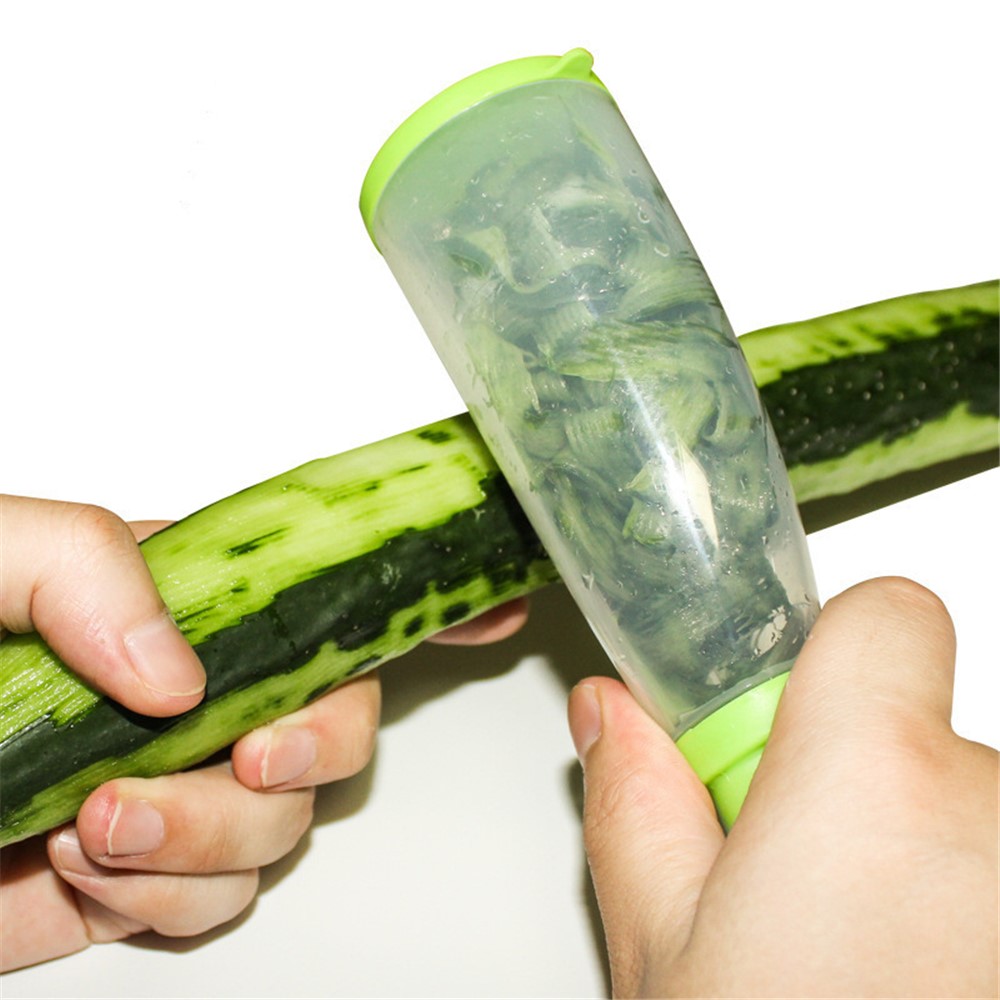 Manual Potato Peeler Hand-Held Ceramic Blade Peeler Portable Fruit Vegetable Peeler Tool with Container for Kitchen-6