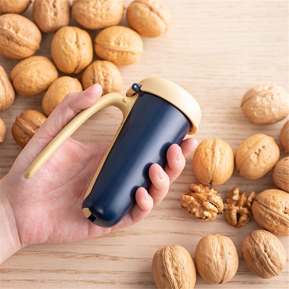 Labor-Saving Nut Cracker Opener Kitchen Sheller Nuts Metal Cracking Tool (without FDA Certificate, BPA Free)-3