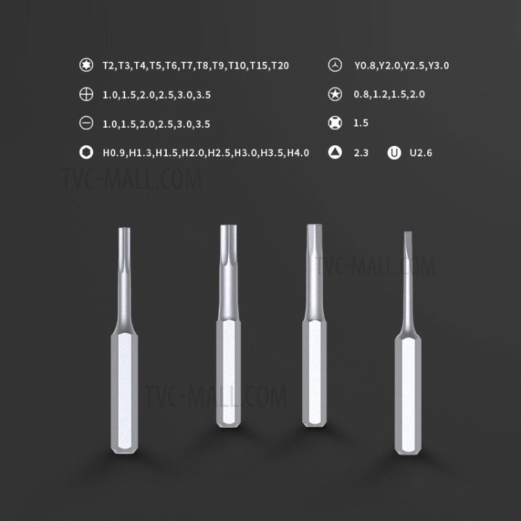 JAKEMY JM-Y02 PLUS 42 in 1 Precision Electronic Screwdriver Set DIY Tool Repair Kit-11