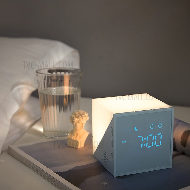 Wholesale Rubik's Cube Alarm Clock with Colorufl Night Light