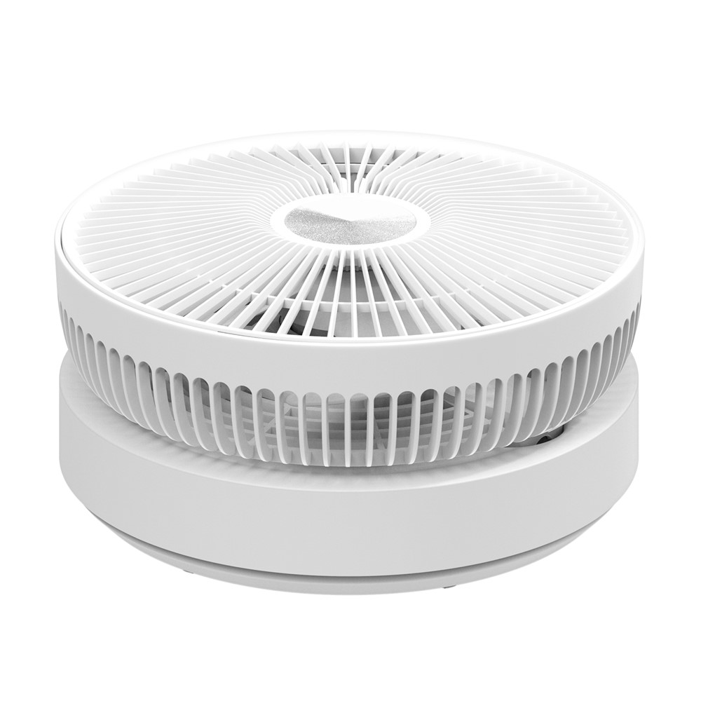 Momax iFAN iFan Flow Wireless Folding Standing Floor Fan 4 Speeds Adjustable Telescopic Air Cooler - White-11