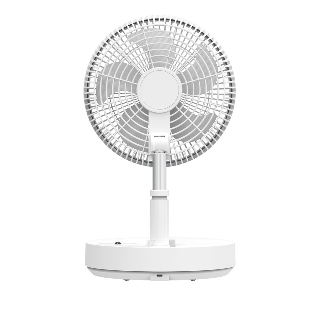 Momax iFAN iFan Flow Wireless Folding Standing Floor Fan 4 Speeds Adjustable Telescopic Air Cooler - White-3