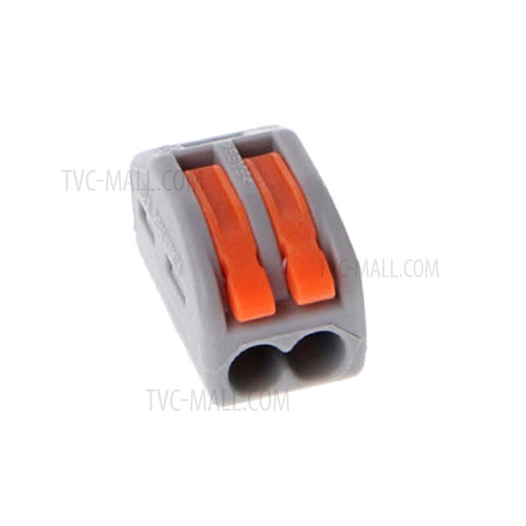 84Pcs PCT-412 2-Port Compact Wire Wiring Connector Fast Connection Lever Conductor Terminal Block-1